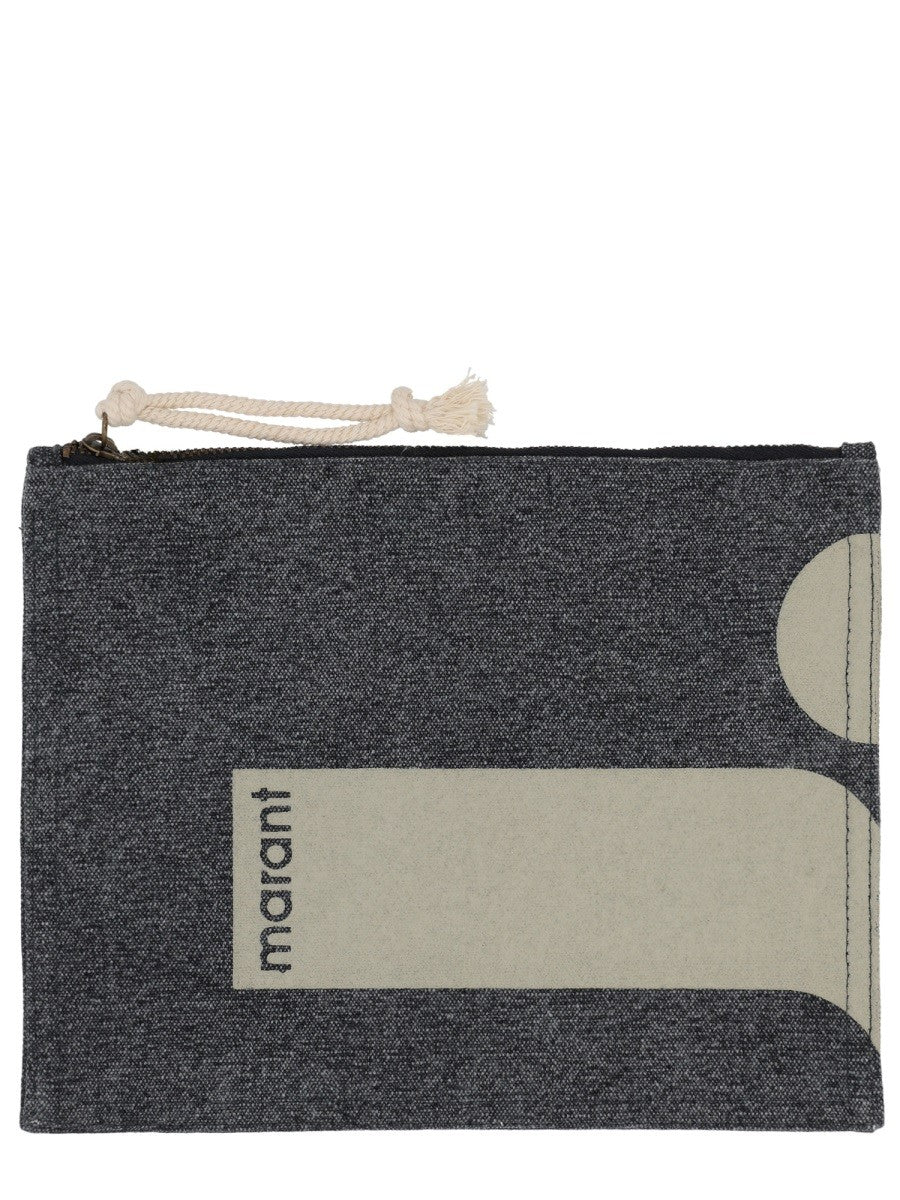 "NETIA" CLUTCH BAG WITH LOGO