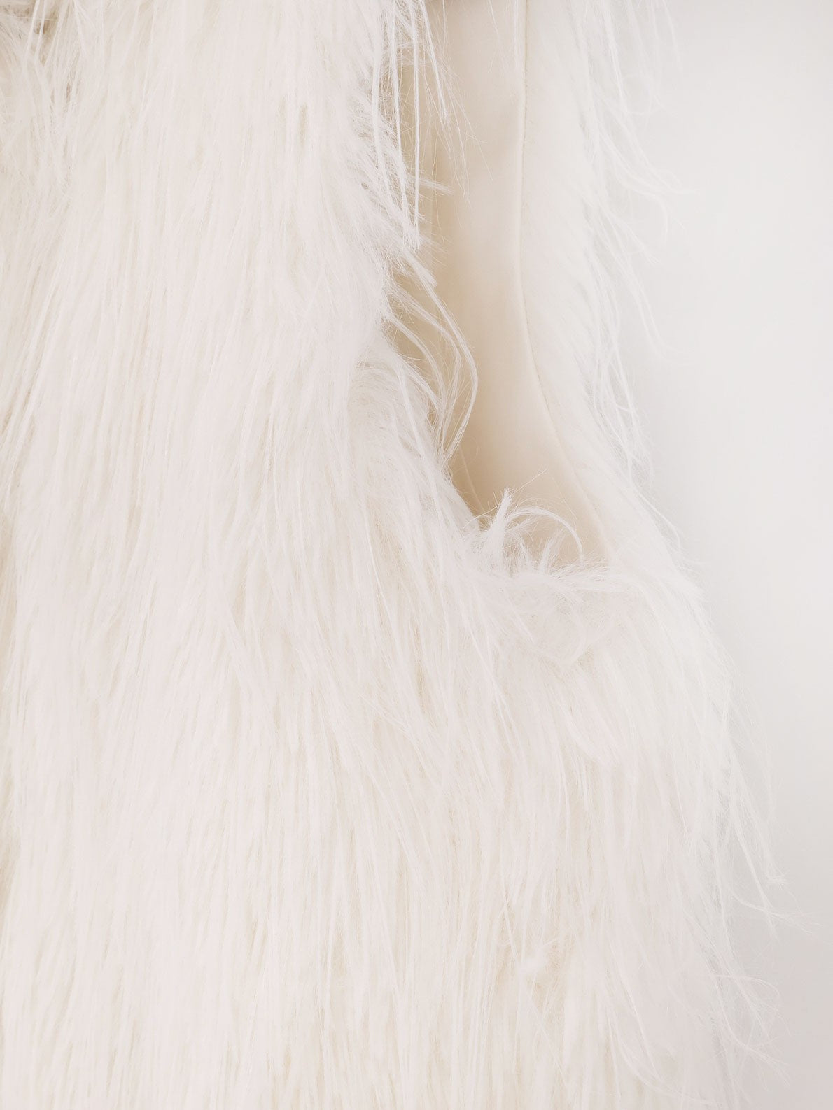 Neva faux fur sleeveless jacket