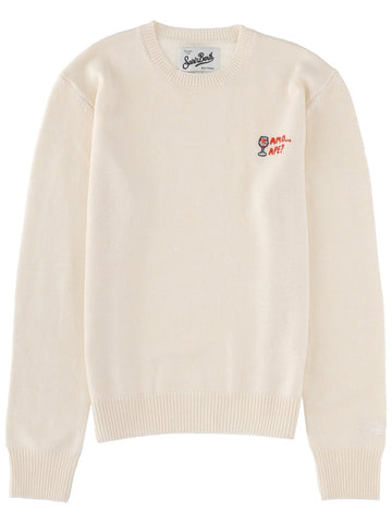 "NEW QUEEN" JERSEY WITH EMBROIDERY