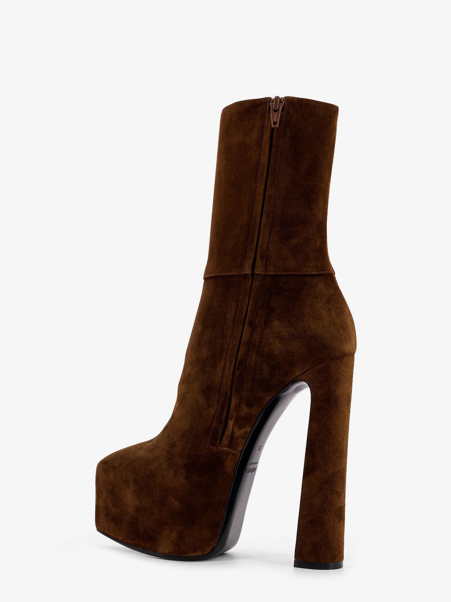 Nico suede plateau ankle boots