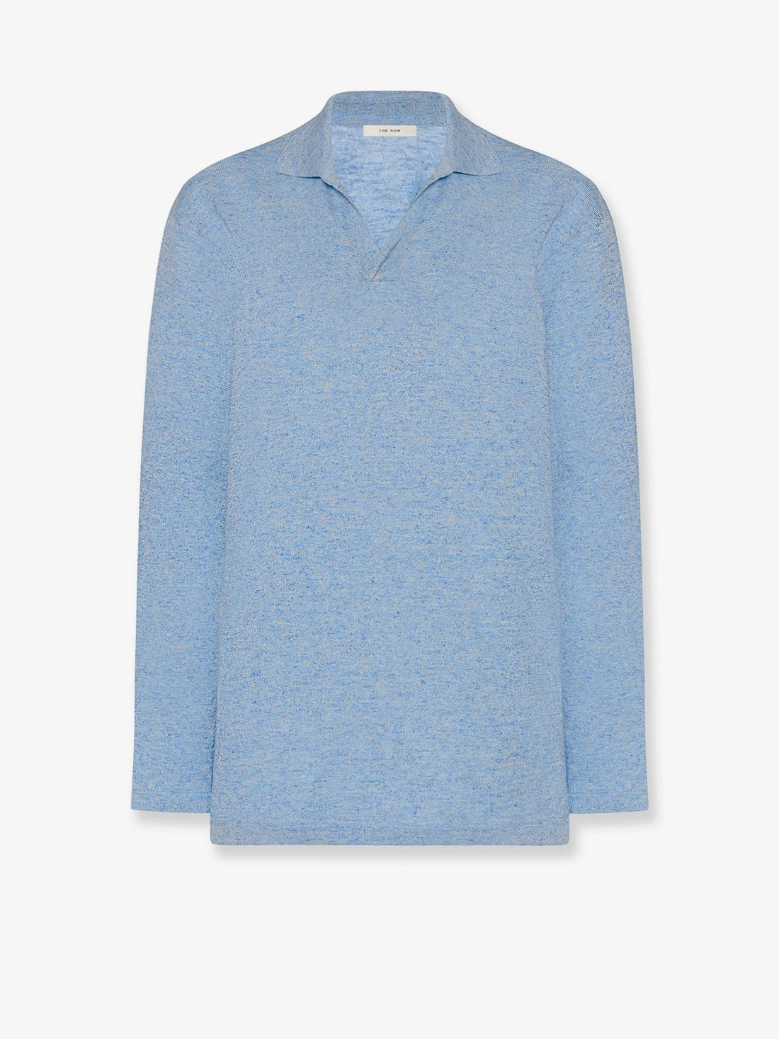 THE ROW Niosa cotton and linen polo