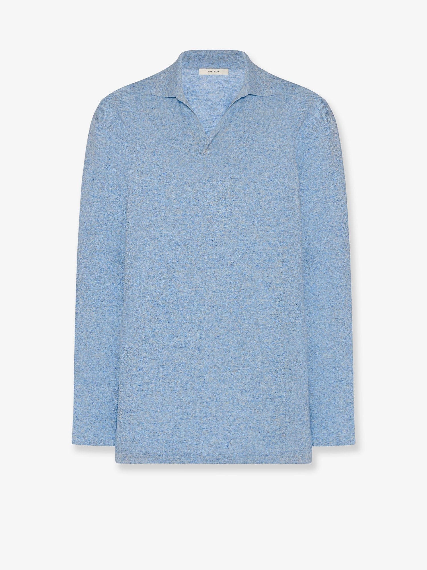 THE ROW Niosa cotton and linen polo