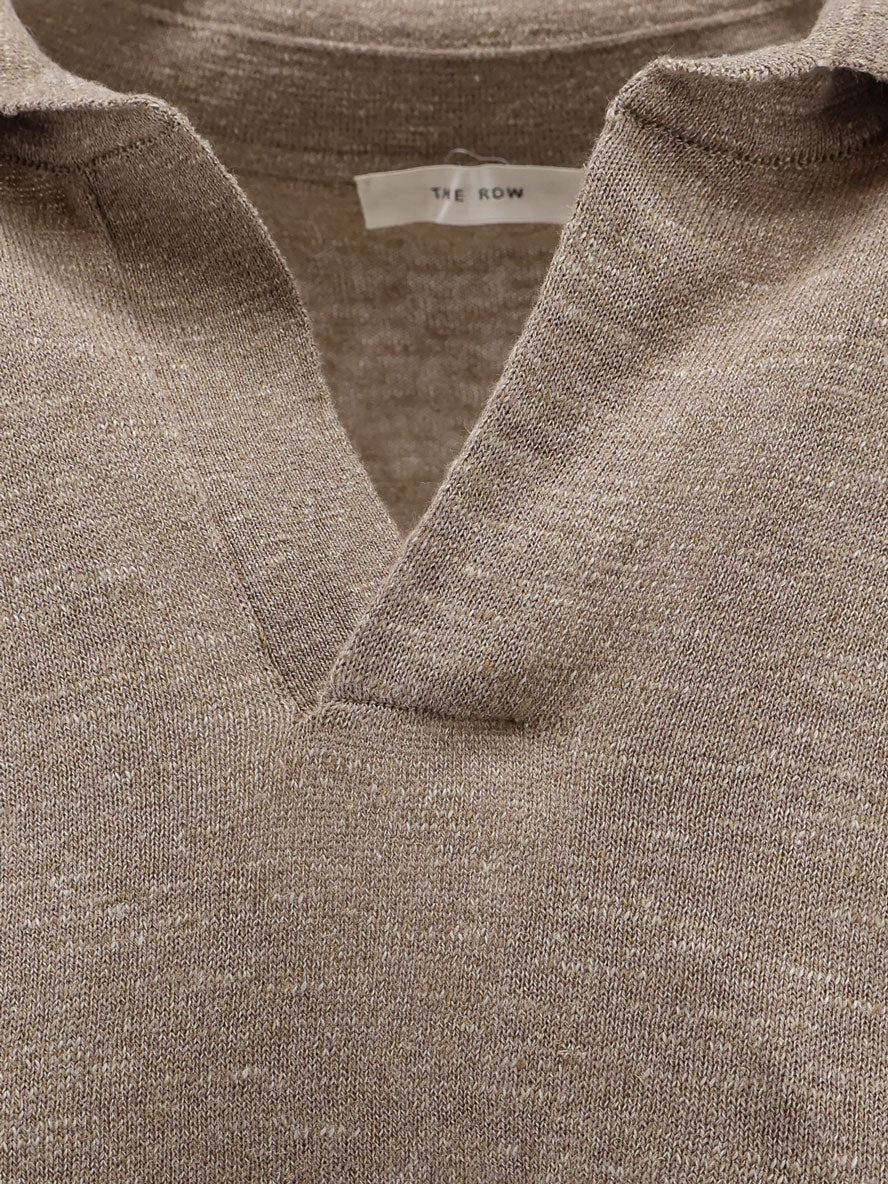 THE ROW - Niosa polo shirt in cotton and linen