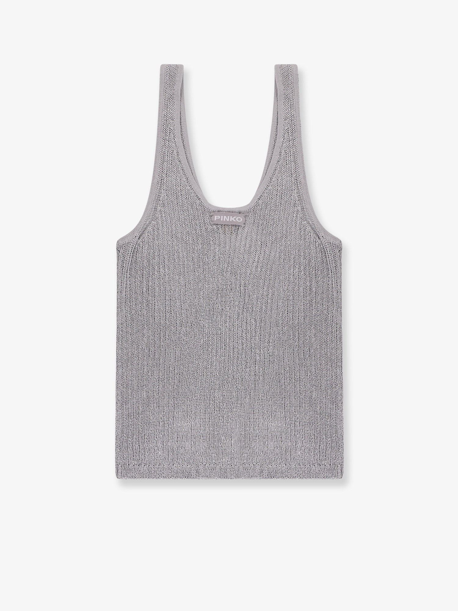 Noha viscose and metallized fibre tank top