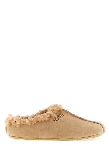 MM6 MAISON MARGIELA - 'Numeric Signature MM6' sabots beige