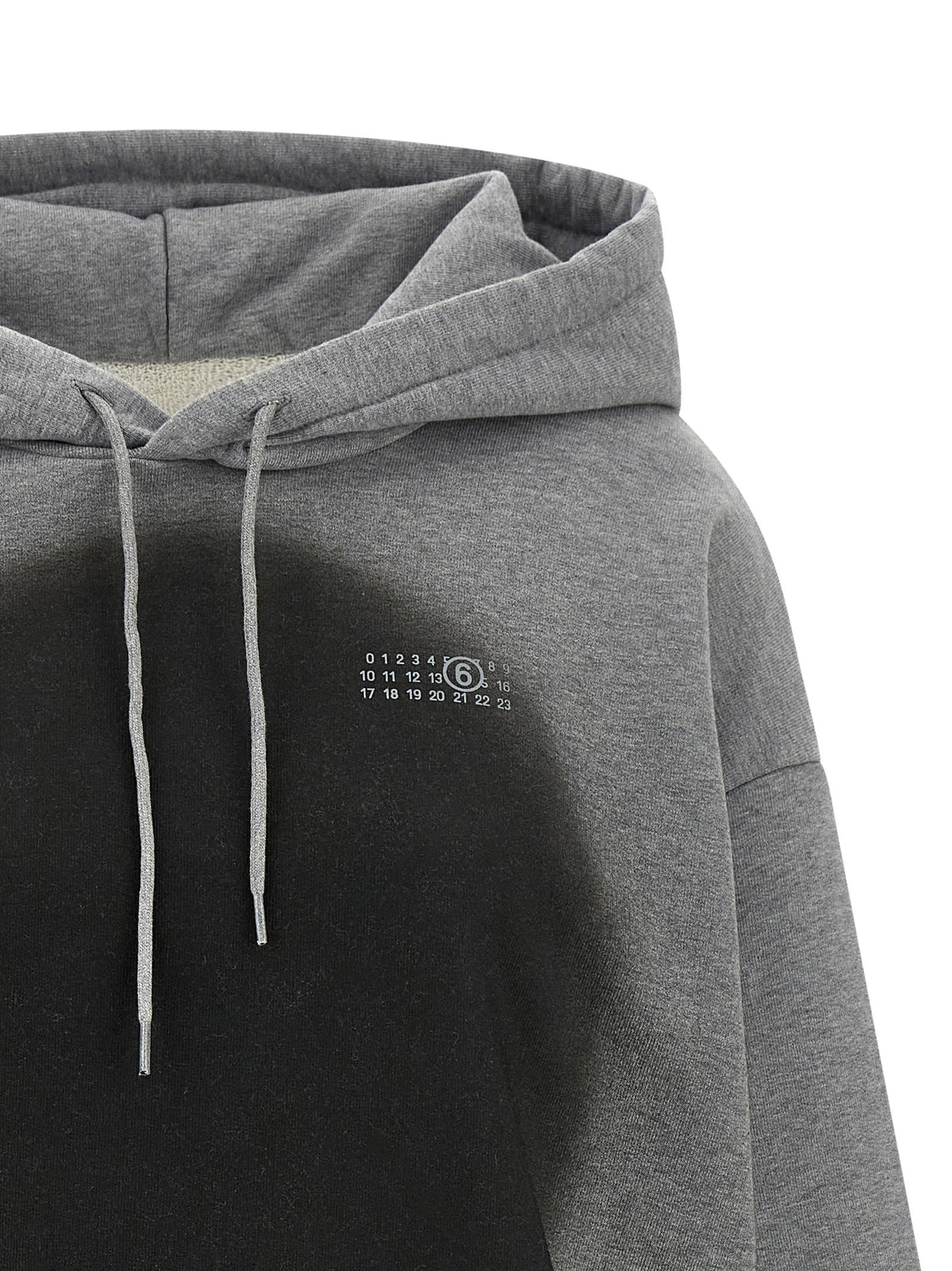 MM6 MAISON MARGIELA - 'Numeric Signature MM6' spray hoodie