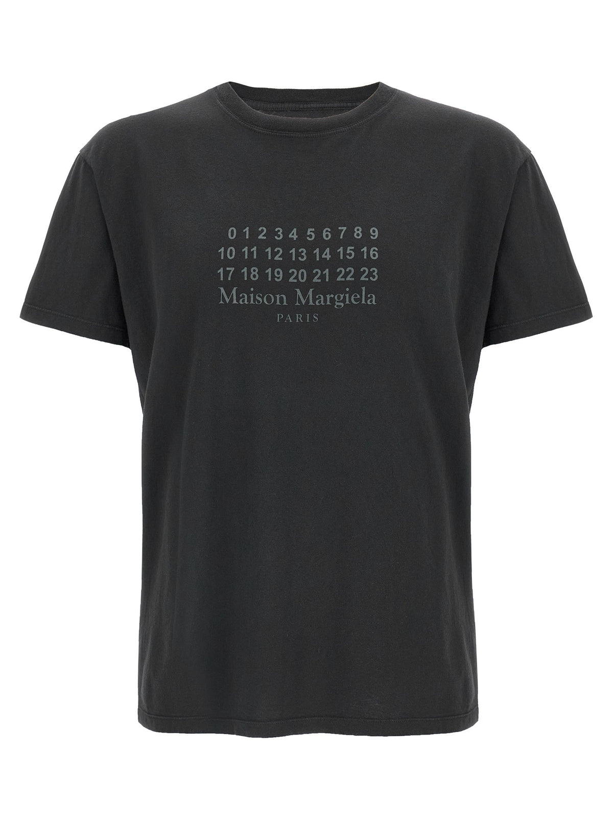 Maison Margiela - 'Numeric signature MM6' T-shirt Black XS