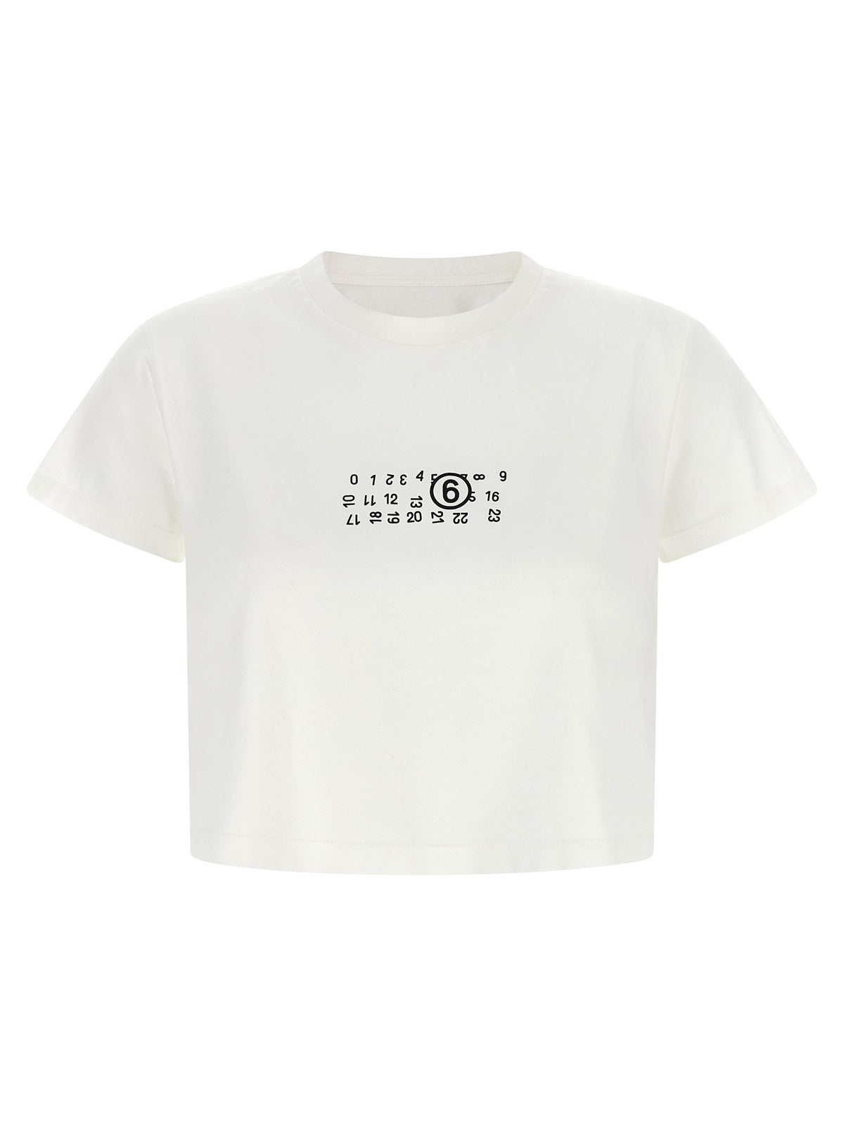 MM6 MAISON MARGIELA - 'Numeric Signature MM6' upside down T-shirt