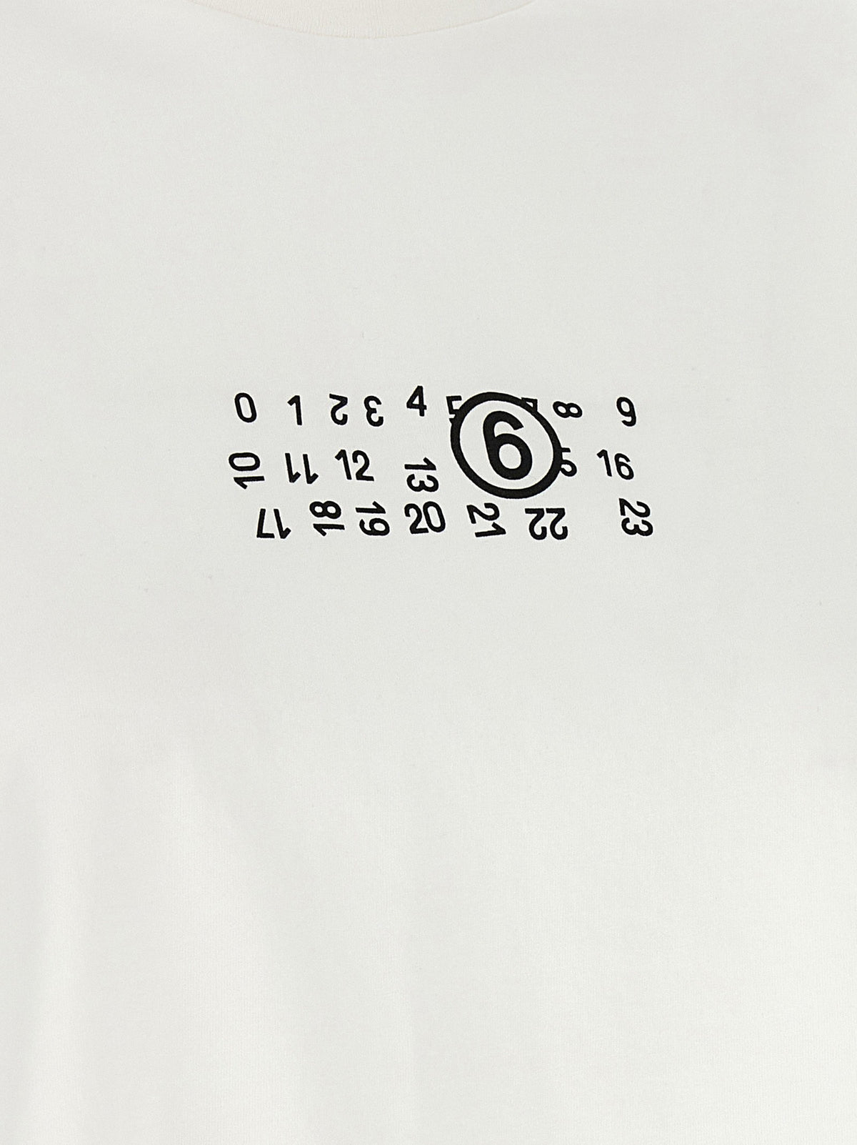 MM6 MAISON MARGIELA - 'Numeric Signature MM6' upside down T-shirt