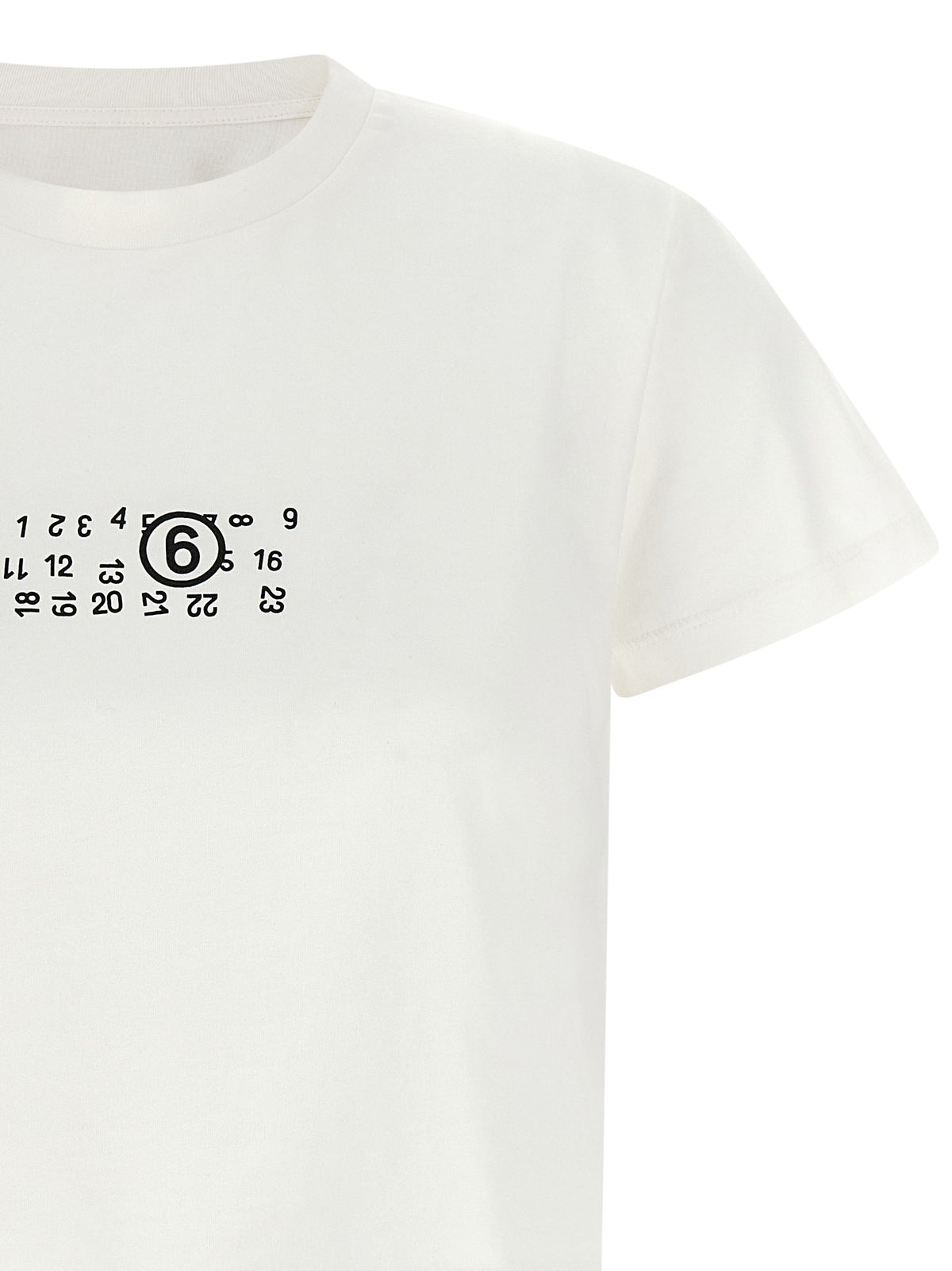 MM6 MAISON MARGIELA - 'Numeric Signature MM6' upside down T-shirt