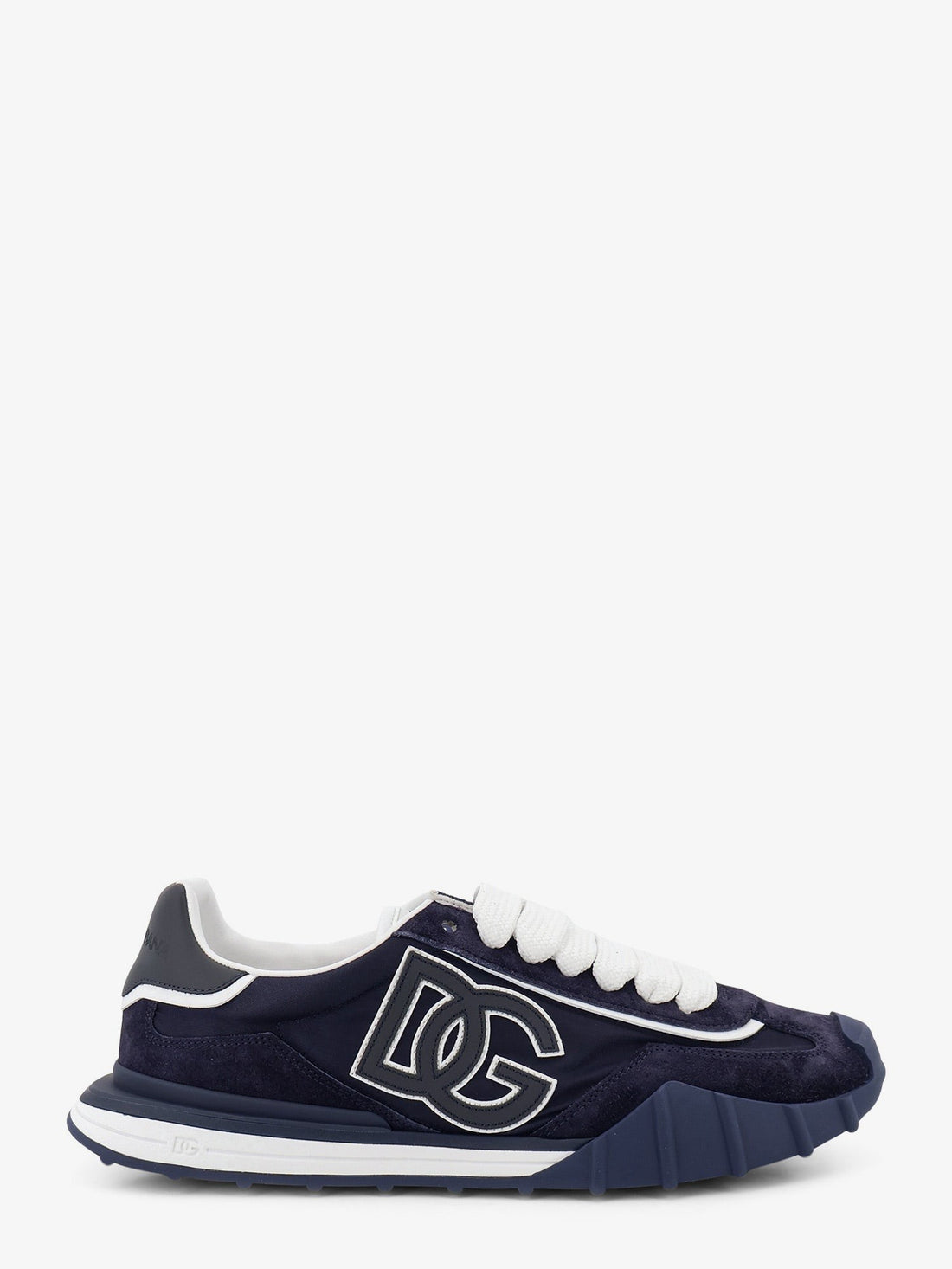 Dolce & Gabbana - NY nylon and suede sneakers Blubianco