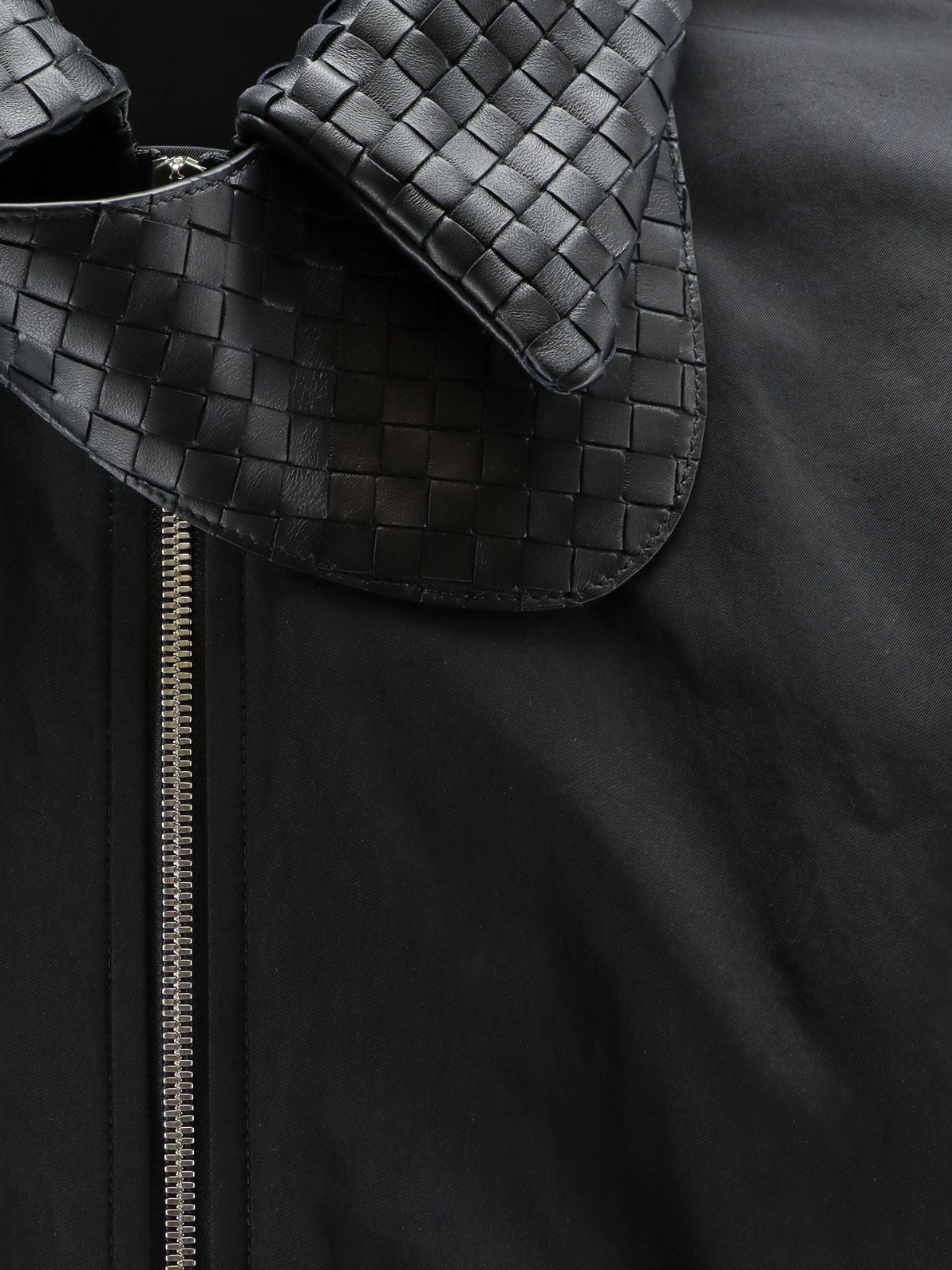 Bottega Veneta - Nylon and cotton jacket with Intrecciato details