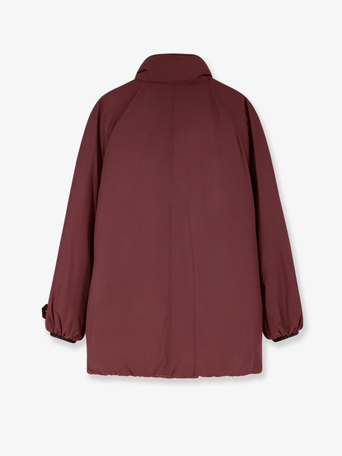 Nylon and cotton long jacket