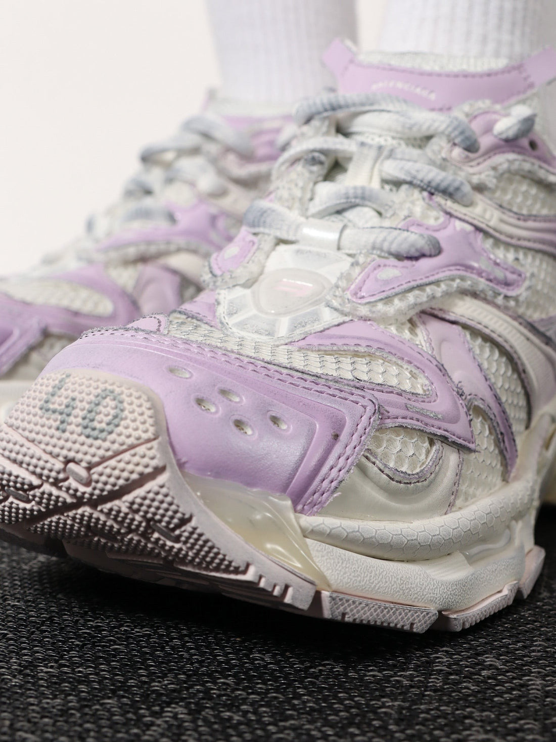 Balenciaga - Nylon and mesh Runner 2 sneakers