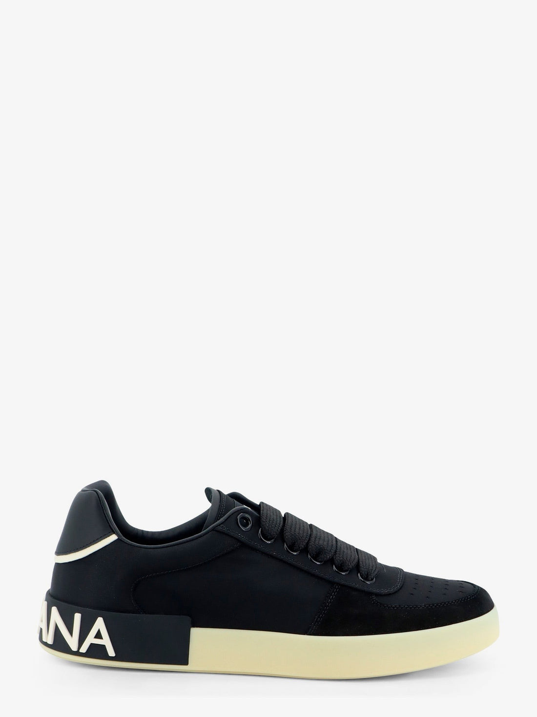 Dolce & Gabbana - Nylon and suede sneakers with back lettering logo nylon-and-suede-sneakers-with-back-lettering-logo_c43c30a3-e02d-4d9b-a893-53cd2dabefe6