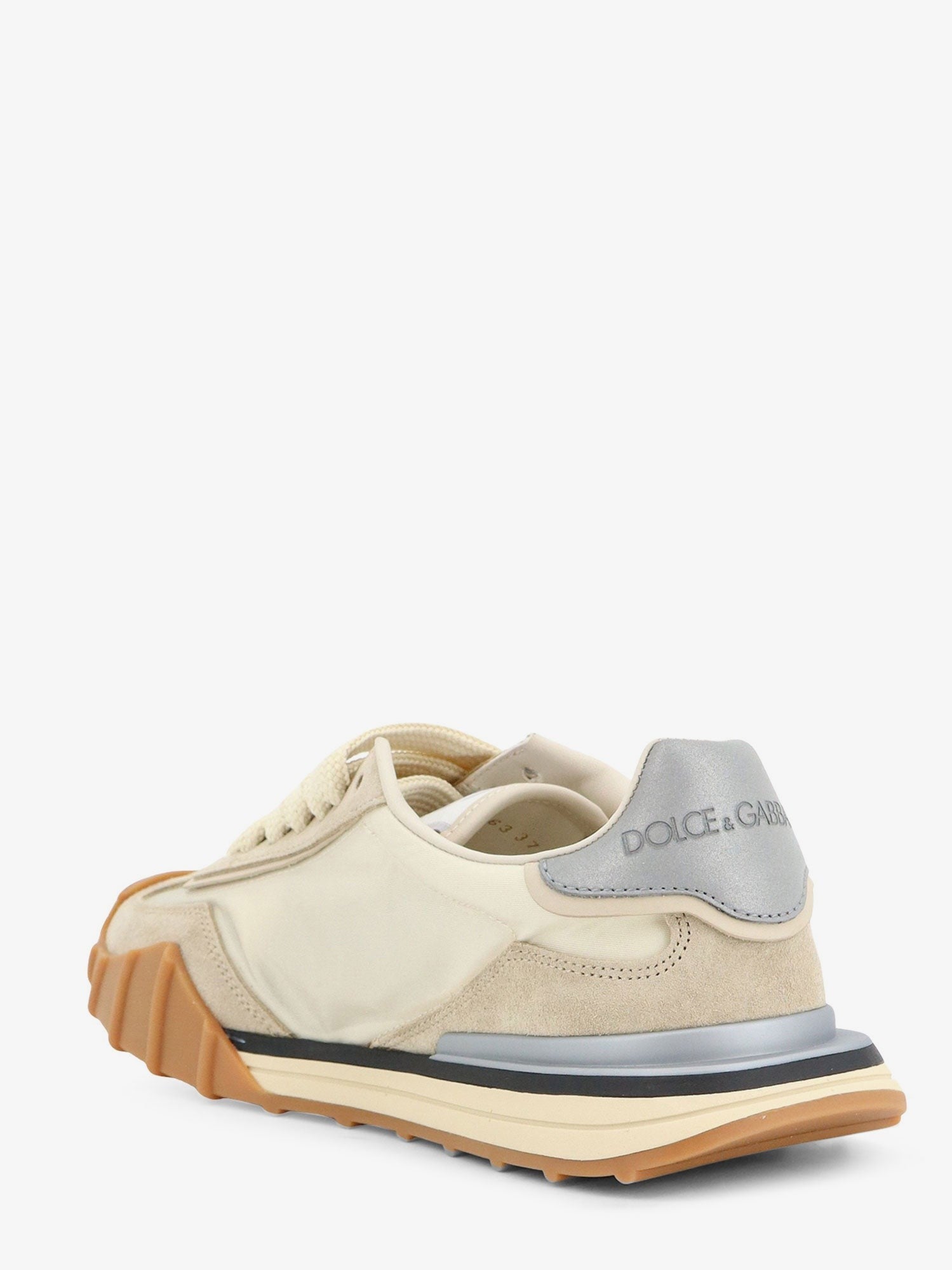 Dolce & Gabbana - Nylon and suede sneakers with DG logo on the side