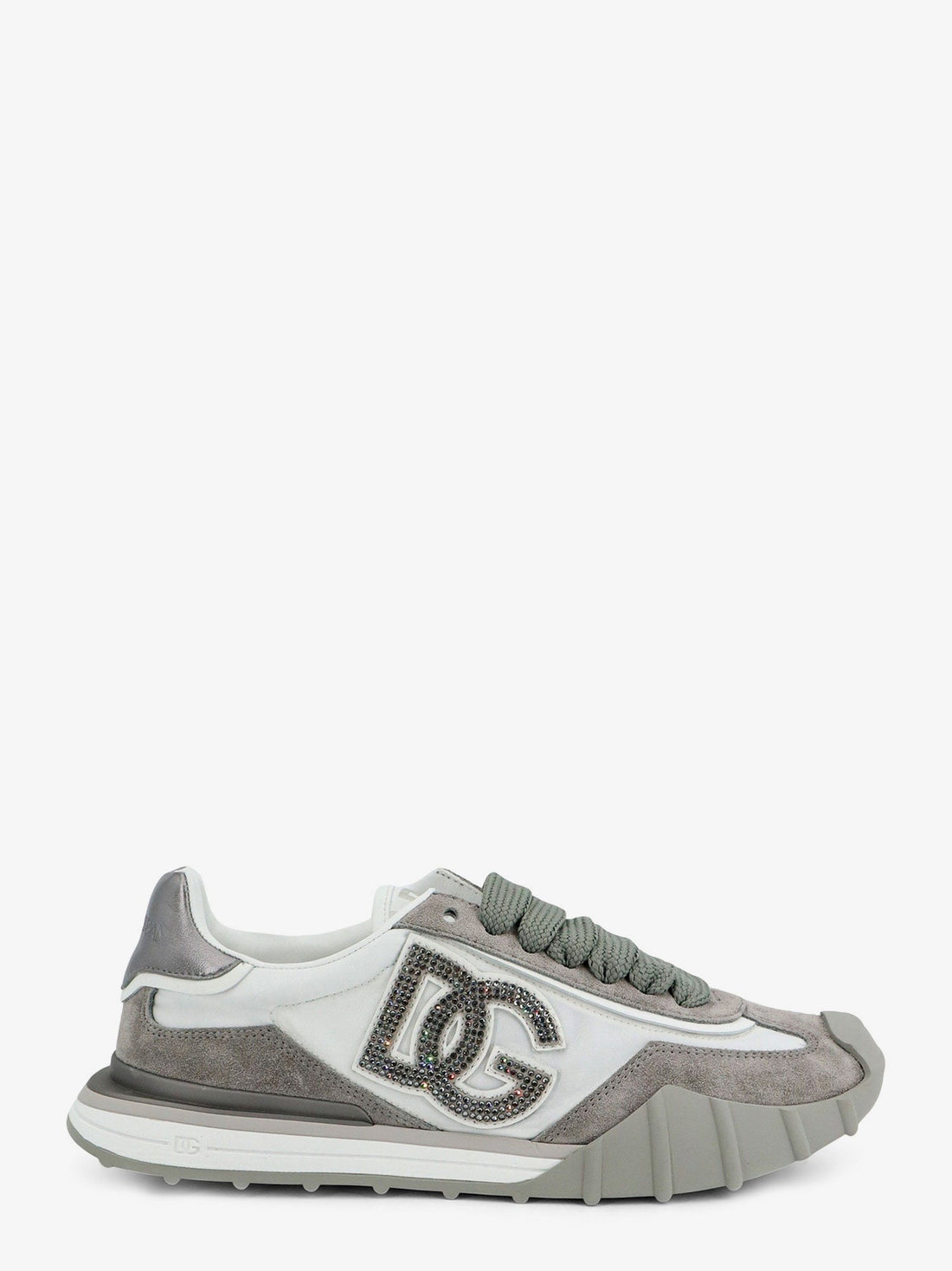 Dolce & Gabbana - Nylon and suede sneakers with DG logo with rhinestones nylon-and-suede-sneakers-with-dg-logo-with-rhinestones_8d53ef1c-0773-4391-b94d-9be7cd764037
