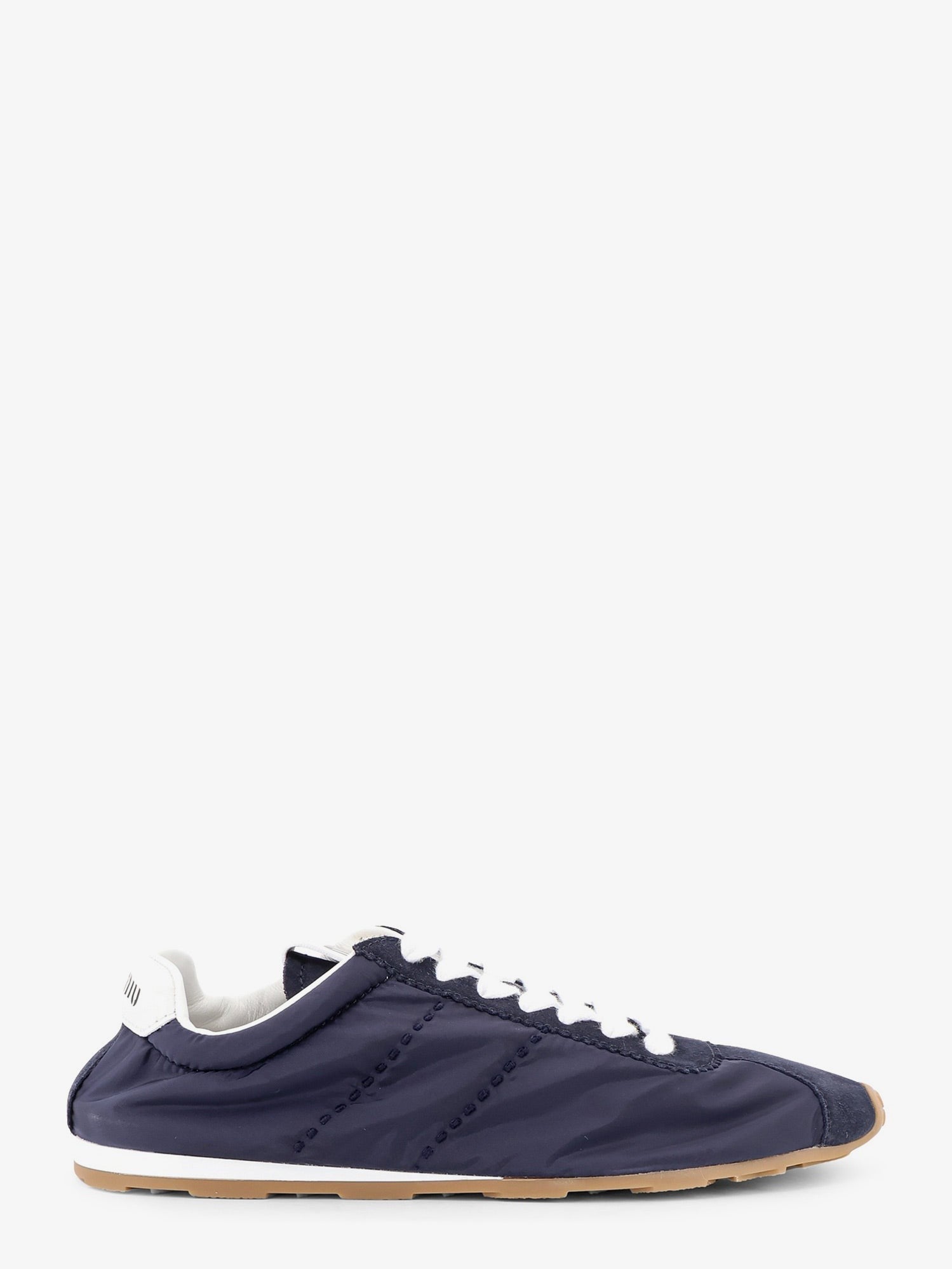 Miu Miu Miu Miu - Nylon and suede sneakers