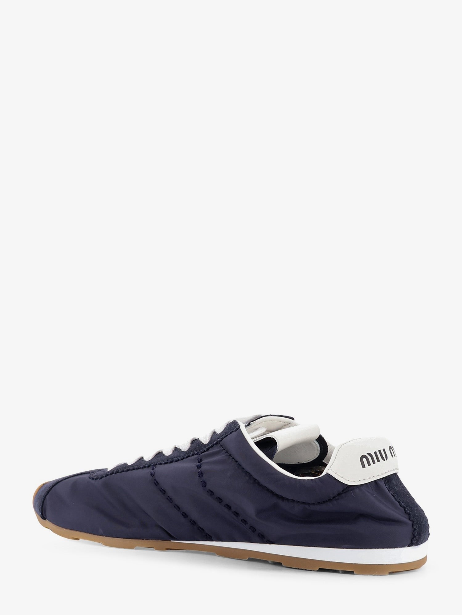 Miu Miu Miu Miu - Nylon and suede sneakers