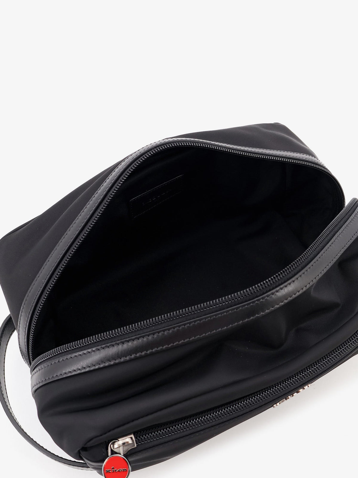 KITON CIRO PAONE - Nylon beauty case with Logo