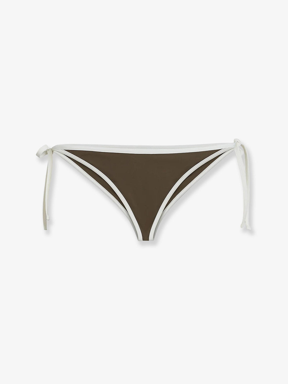 Brunello Cucinelli Nylon bikini bottoms with contrasting profiles