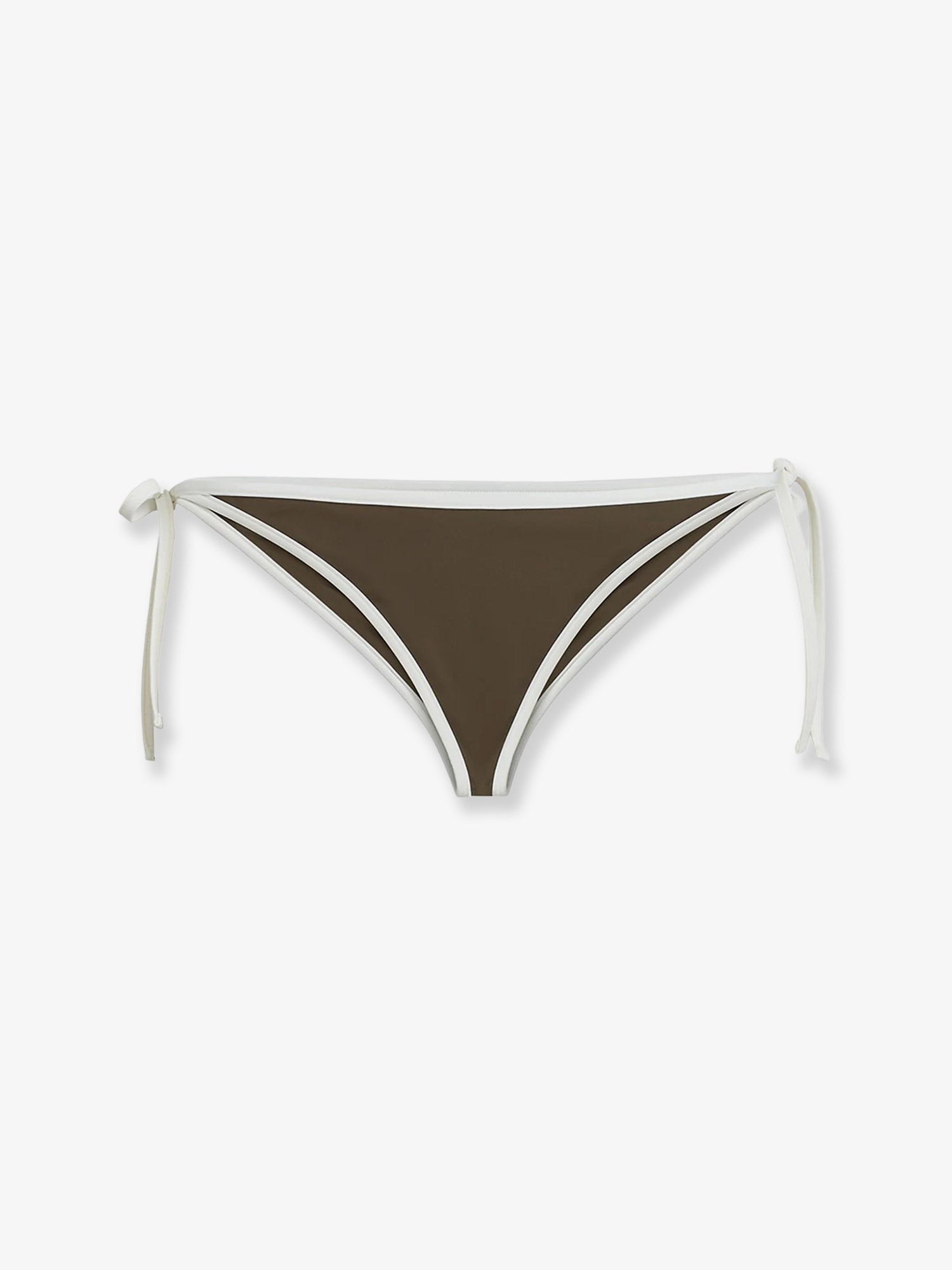 Brunello Cucinelli Nylon bikini bottoms with contrasting profiles