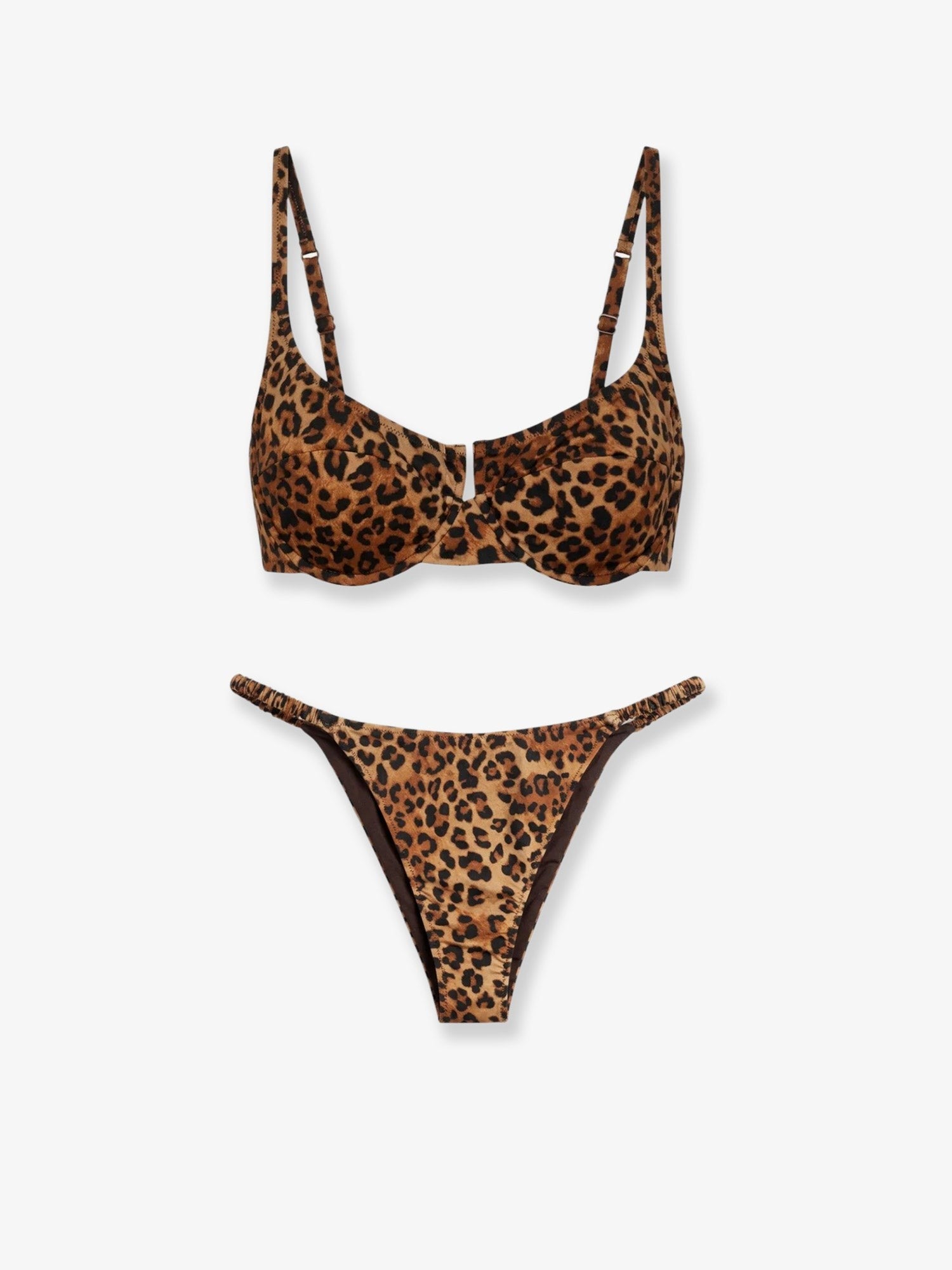 MC2 SAINT BARTH MC2 SAINT BARTH - Perlamir nylon bikini with animal print