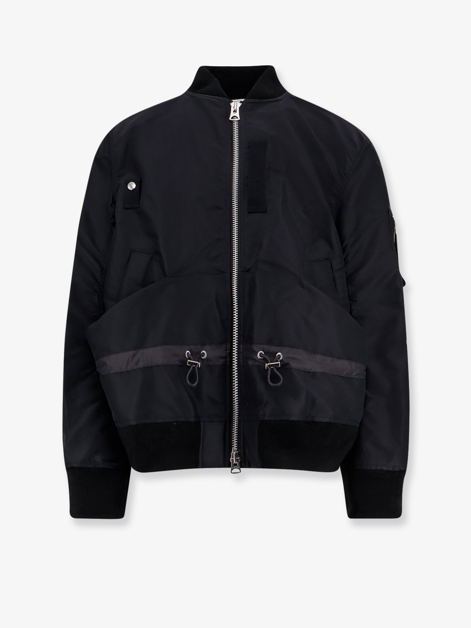 Nylon bomber jacket