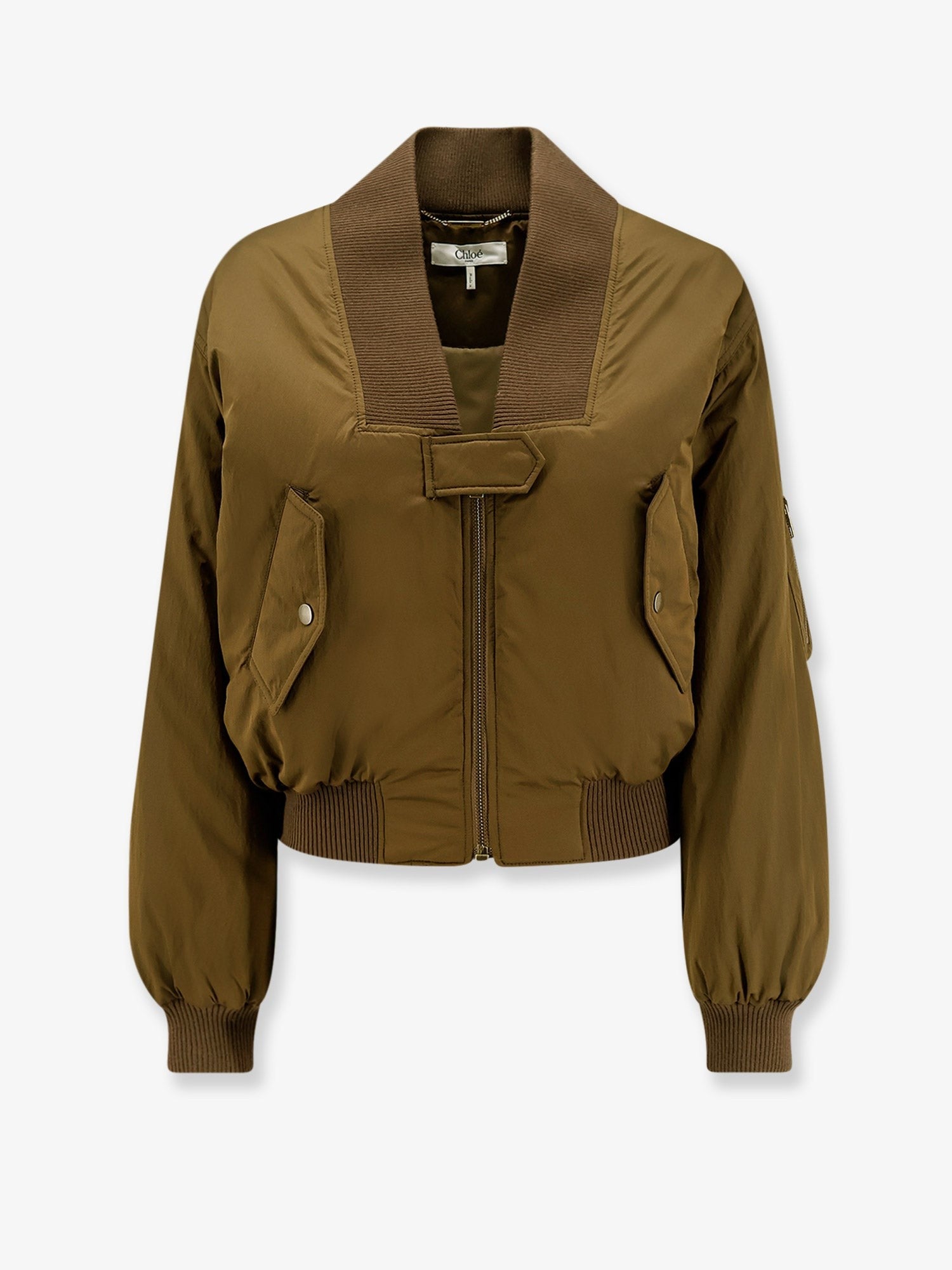CHLOE' CHLOE' - Nylon bomber jacket