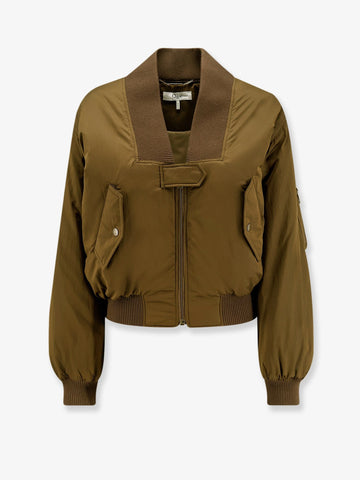 CHLOE' CHLOE' - Nylon bomber jacket