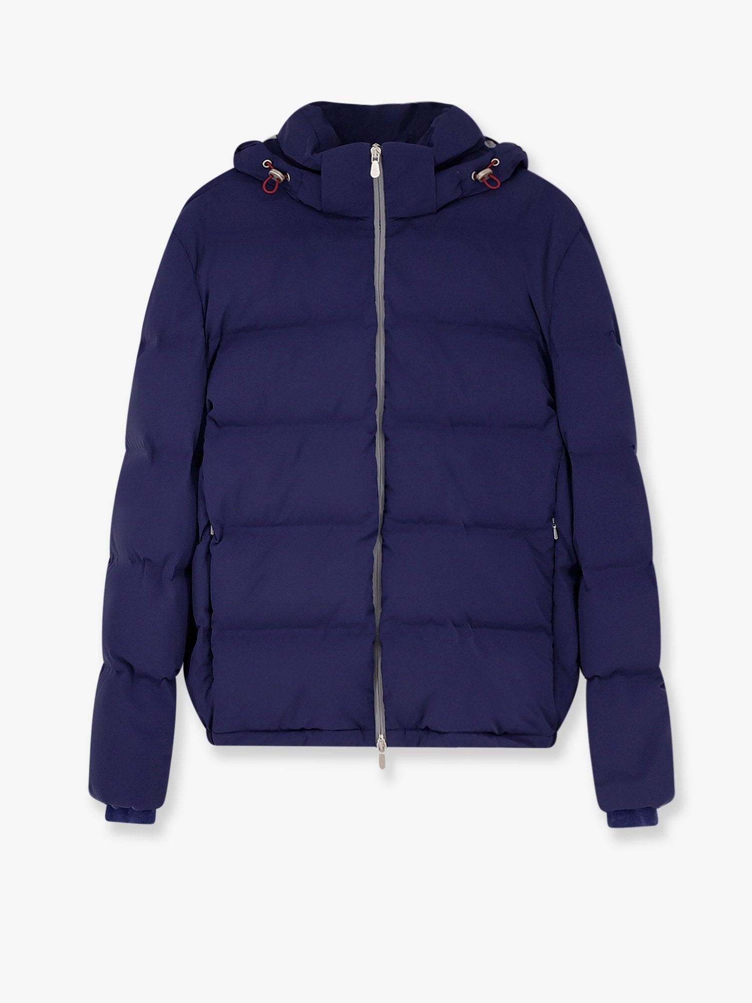 Nylon down jacket with hood