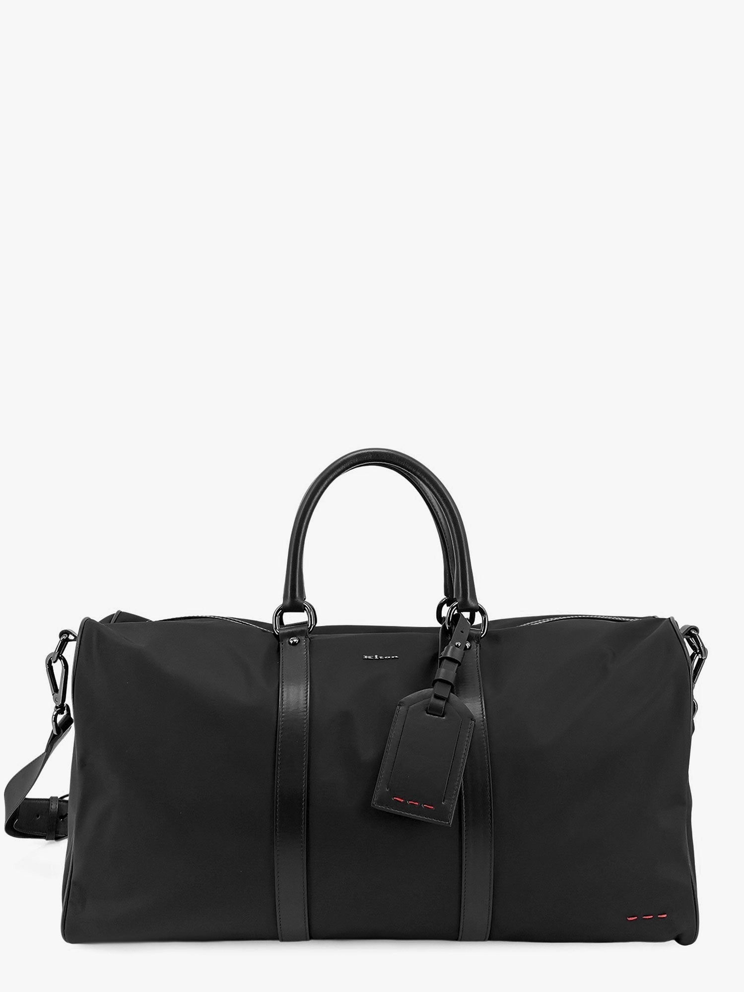 Nylon duffel bag with leather inserts nylon-duffel-bag-with-leather-inserts_ad365736-9ab0-4dff-a4f8-df24d67d6dff
