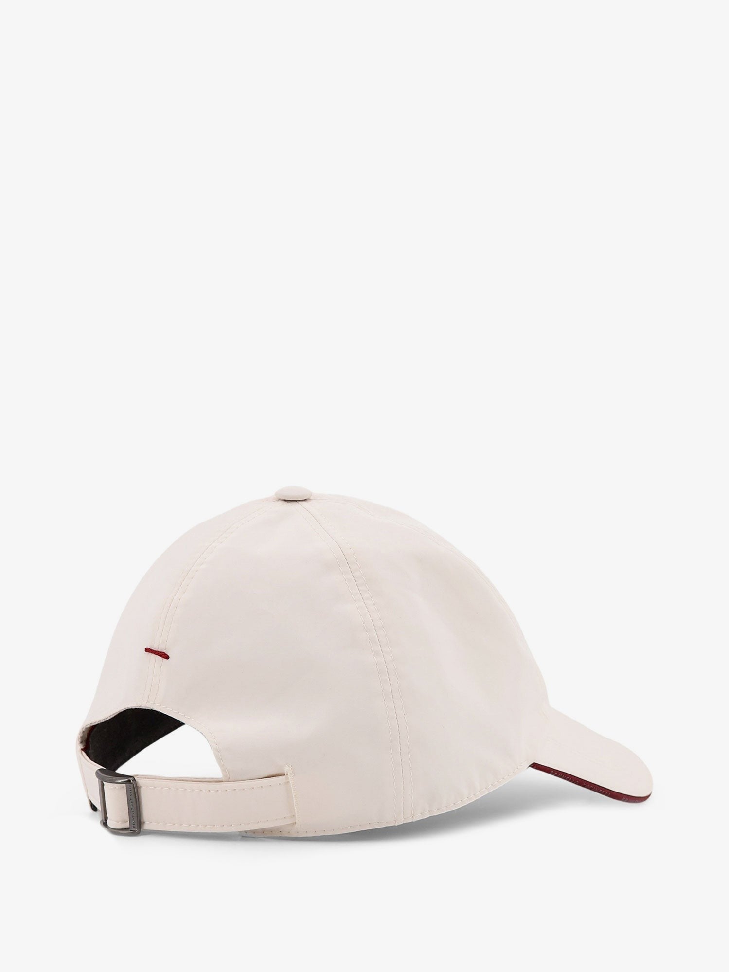 Brunello Cucinelli - Nylon hat with embroidered logo on the front