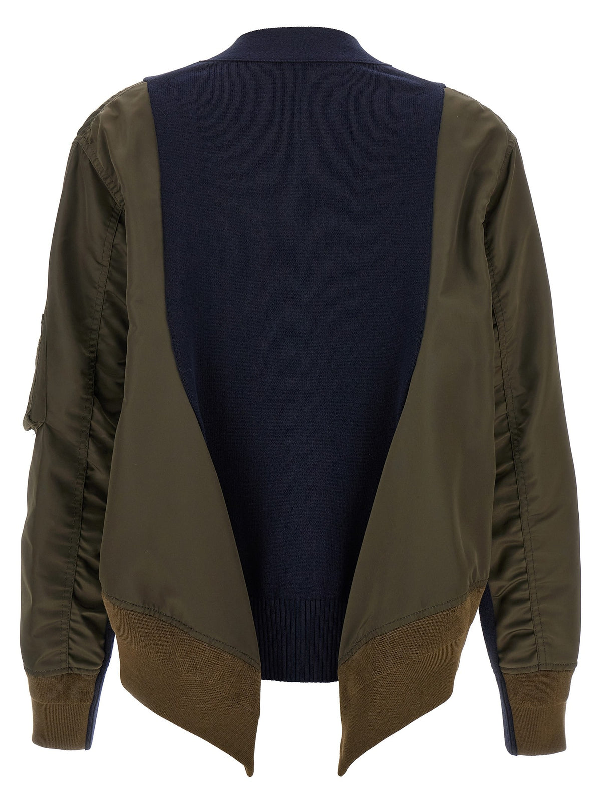 SACAI - Nylon insert cardigan