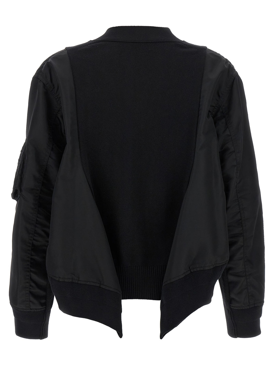 SACAI - Nylon insert cardigan