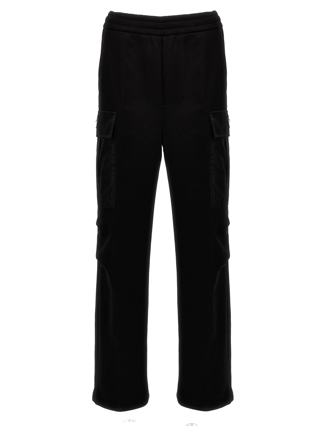 PRADA - Nylon insert cargo joggers Black