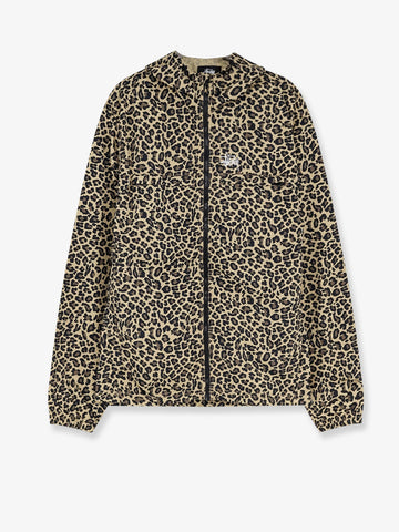 STUSSY STUSSY - Nylon jacket with animal print