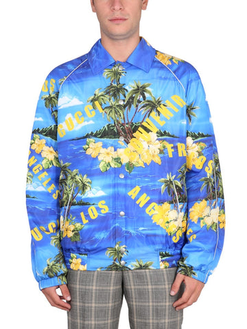 Gucci NYLON JACKET WITH PRINT