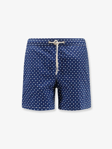 MC2 SAINT BARTH - Nylon swim shorts with all-over micro pattern nylon-swim-shorts-with-all-over-micro-pattern