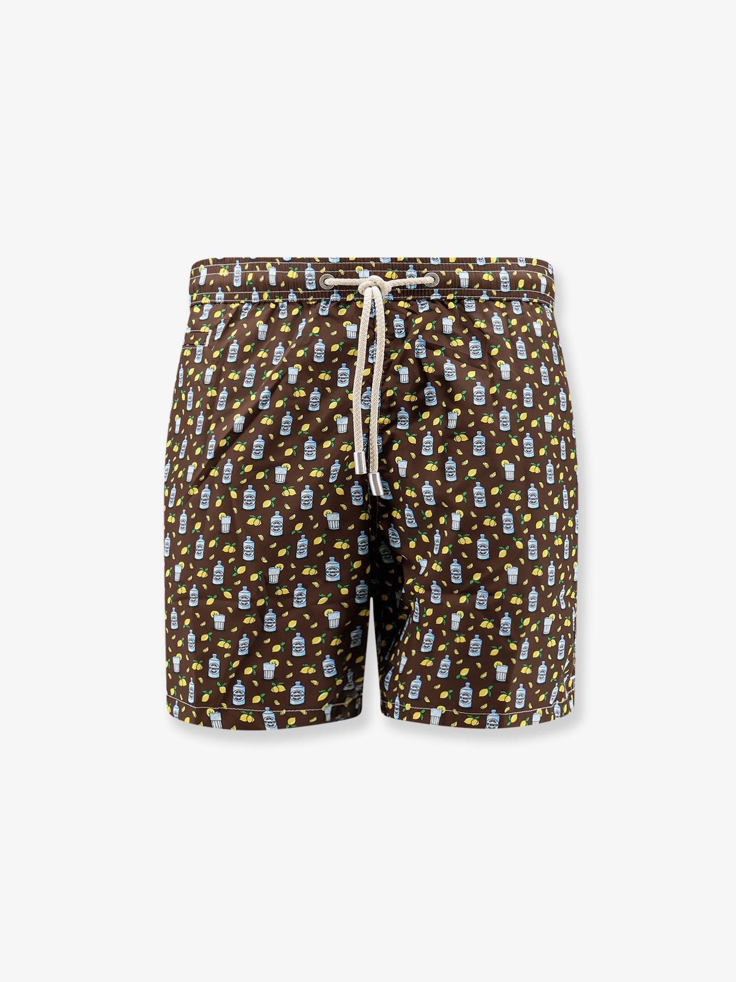 MC2 SAINT BARTH MC2 SAINT BARTH - Nylon swim shorts with all-over micro pattern
