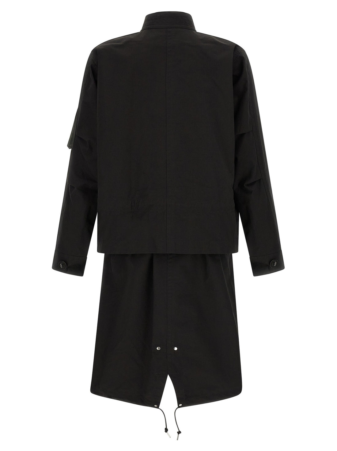 SACAI - 'Nylon Twill x Rip Stop' coat