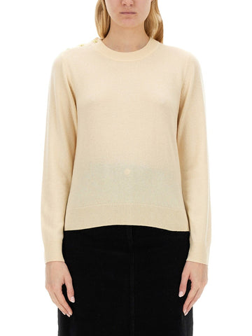 GANNI GANNI - O-NECK SHIRT