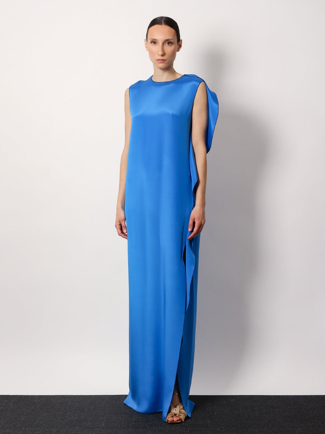 Odessa silk long dress