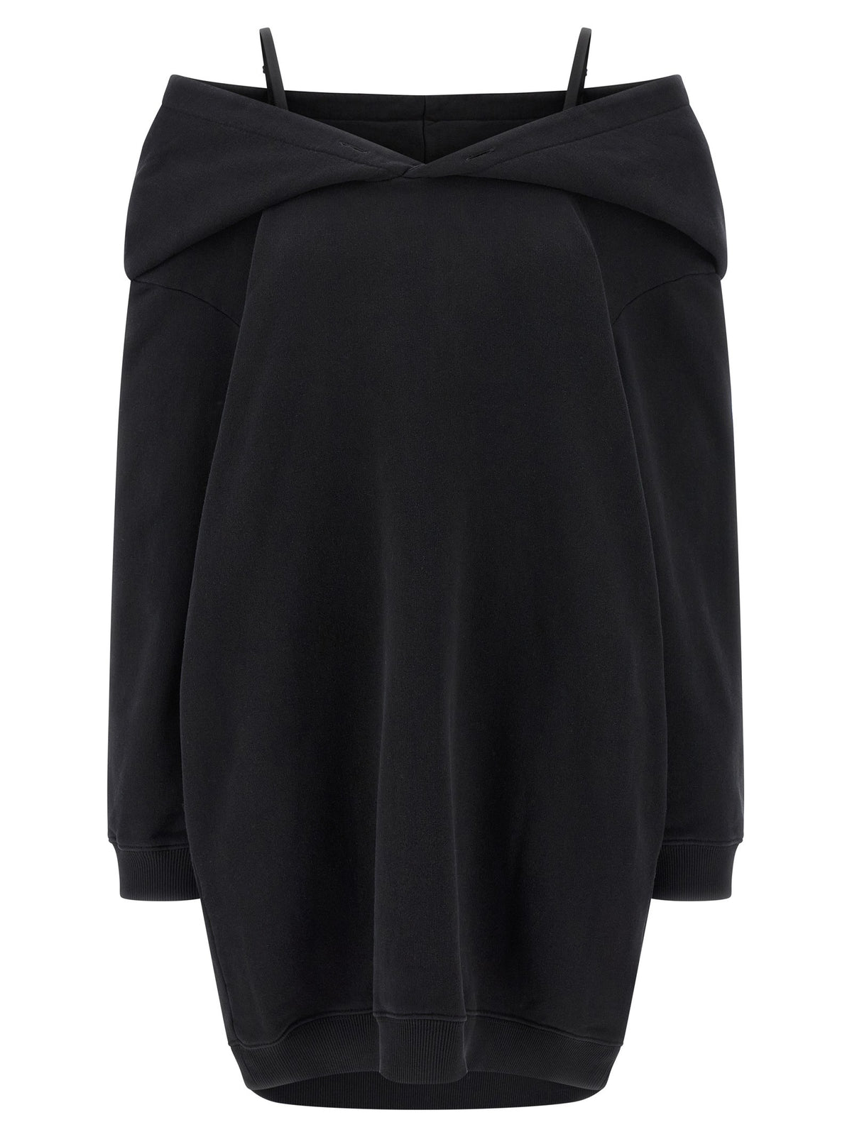 MM6 MAISON MARGIELA - Off-shoulder hooded dress off-shoulder-hooded-dress