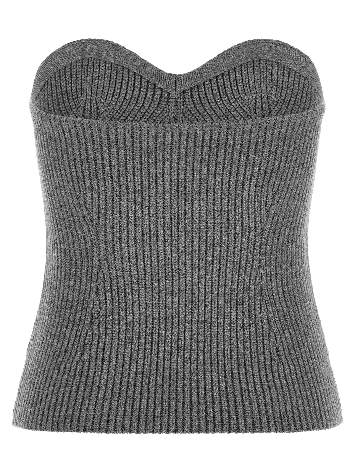 JIL SANDER - Off the shoulder top