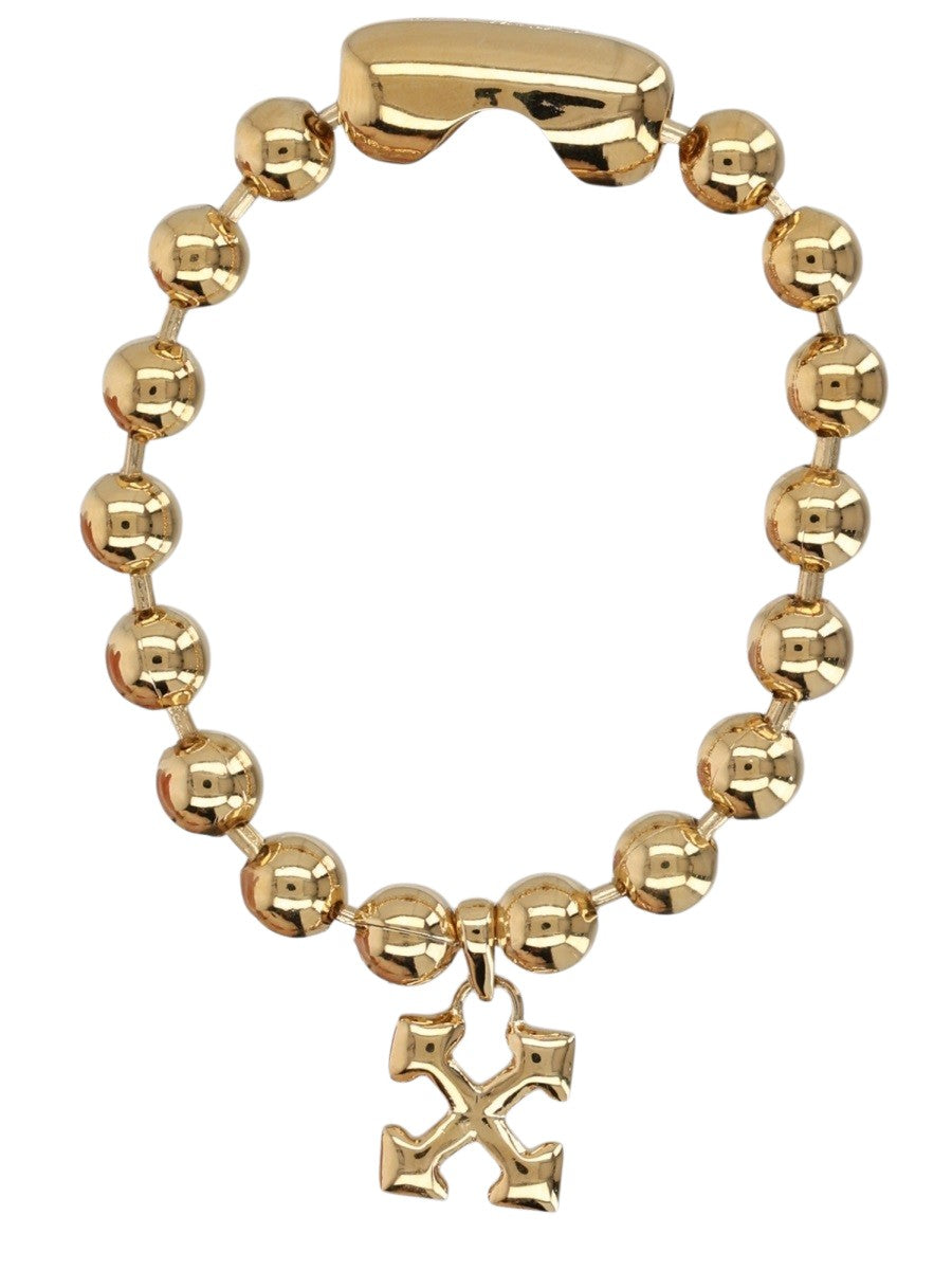 Off White - Arrow Ball Bracelet off-white-arrow-ball-bracelet-gold-front-jpg