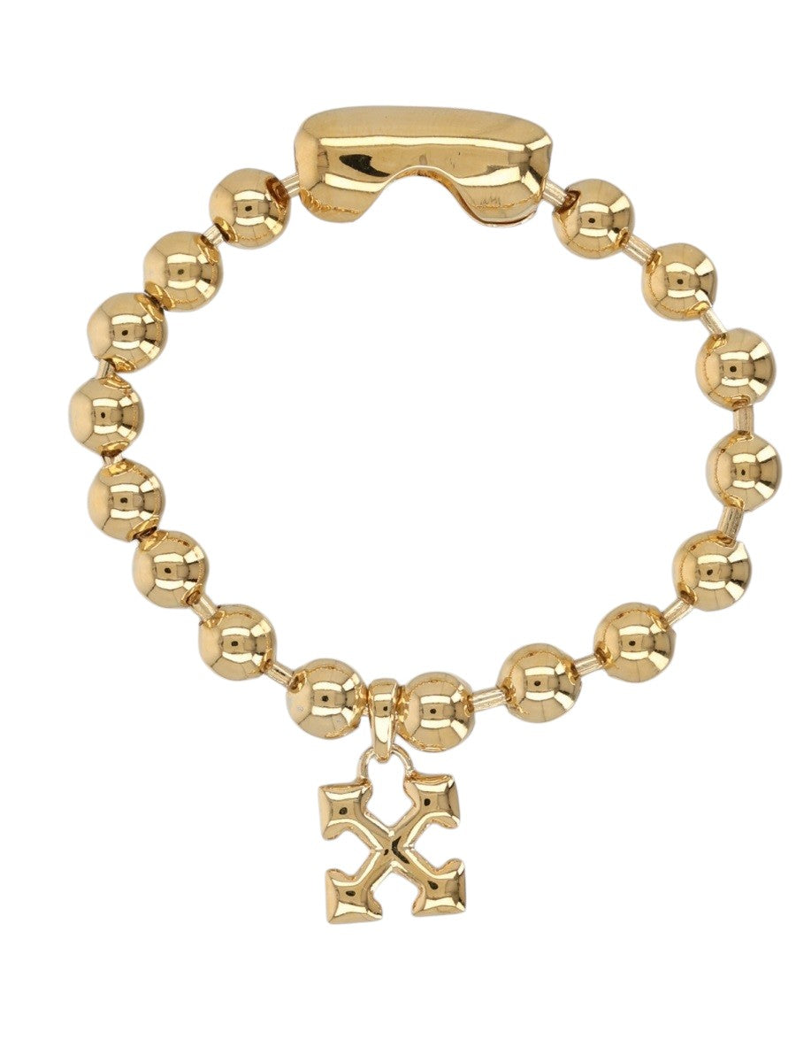 Off White - Arrow Ball Bracelet off-white-arrow-ball-bracelet-gold-front-jpg