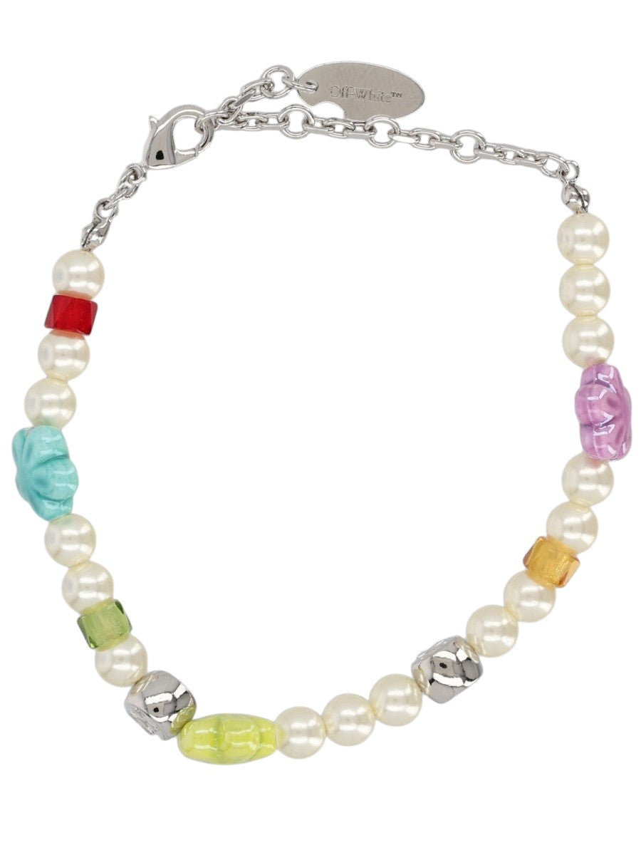Off White - Beaded Bracelet off-white-beaded-bracelet-front-jpg