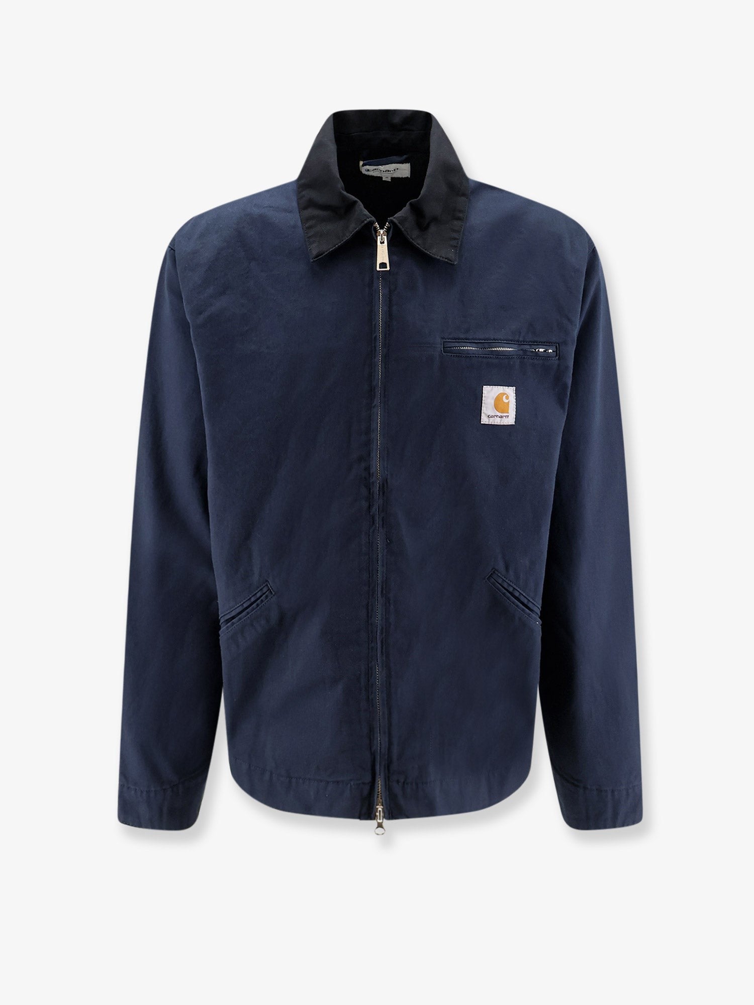 Carhartt Wip OG Detroit cotton jacket with logo patch on the front