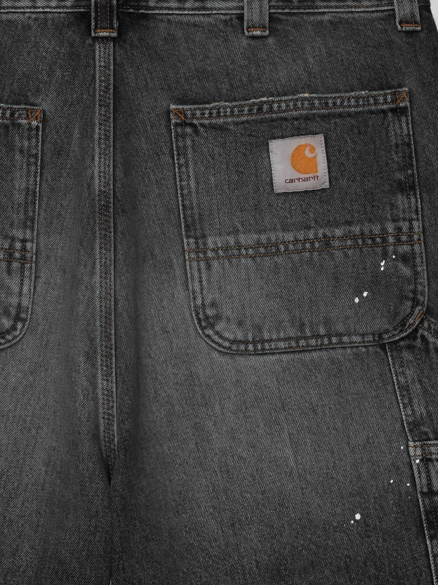 Carhartt Wip - OG Single Knee Short in black denim